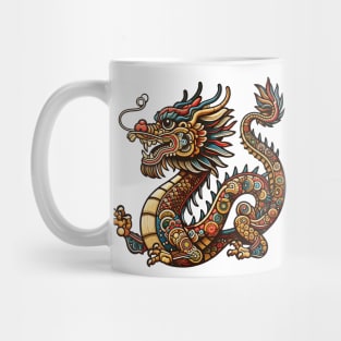 Wood Dragon 07 Mug